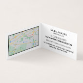 Gedetailleerde konijn-, diergeneeskundige en veter visitekaartje (Binnen)