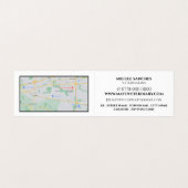 Gedetailleerde konijn-, diergeneeskundige en veter visitekaartje (Binnenkant ongevouwen)