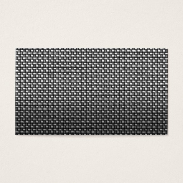 Gedetailleerde koolstofvezel geweven visitekaartjes (Voorkant)
