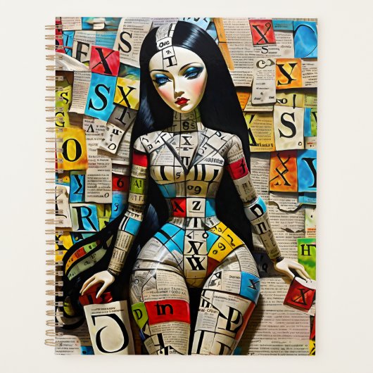 Gedetailleerde kruiswoorden zijn de perfecte pop v planner (Voorkant)