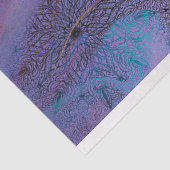 Gedetailleerde Lacy Hand Drawn Doodle Henna Indian Tissuepapier (Detail)