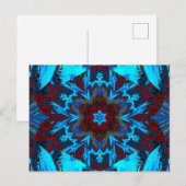 GEDETAILLEERDE LOTUS 8 BRIEFKAART (Voorkant / Achterkant)