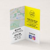 Gedetailleerde moderne, vette winkel visitekaartje (Binnen)