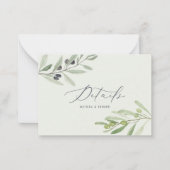 gedetailleerde notitie voor de brochure van de oli notitiekaartje (Voorkant)