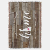 Gedetailleerde persoonlijke houten look van de thu deken (Voorkant Verticaal)