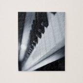 Gedetailleerde pianotoetsen legpuzzel (Verticaal)