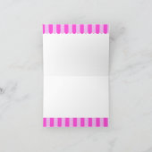 Gedetailleerde Pony Dank u met Foto Bedankkaart (Binnen)