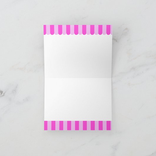 Gedetailleerde Pony Dank u met Foto Bedankkaart (Binnen)