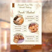 Gedetailleerde promo voor toegang tot bakkerijgoed raamsticker (Vel 2)