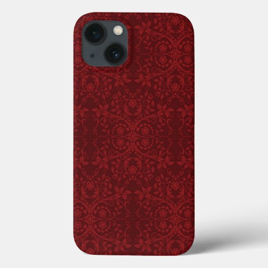 Gedetailleerde rode flessenachtergrond Case-Mate iPhone case (Achterkant)