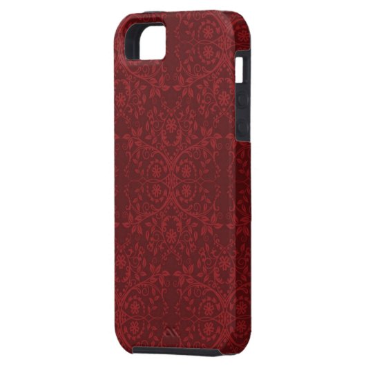 Gedetailleerde rode flessenachtergrond Case-Mate iPhone case (Achterkant Links)