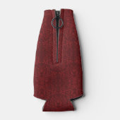 Gedetailleerde rode flessenachtergrond flesjeskoeler (Achterkant)