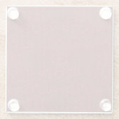 Gedetailleerde rode flessenachtergrond glazen onderzetter (Achterkant)