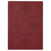 Gedetailleerde rode flessenachtergrond klembord (Achterkant)