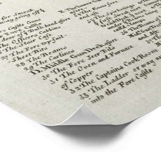 Gedetailleerde scheepvaart over het kruispunt van poster (Hoek)