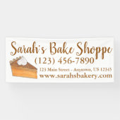 Gedetailleerde speciale sweet Potato Pie Bakery Ba Spandoek (Horizontaal)