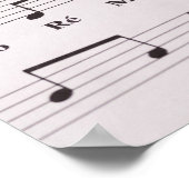 Gedetailleerde specificaties voor muziek poster (Hoek)