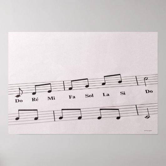 Gedetailleerde specificaties voor muziek poster (Voorkant)