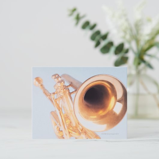 Gedetailleerde Trumpet 2 Briefkaart (Staand voorkant)