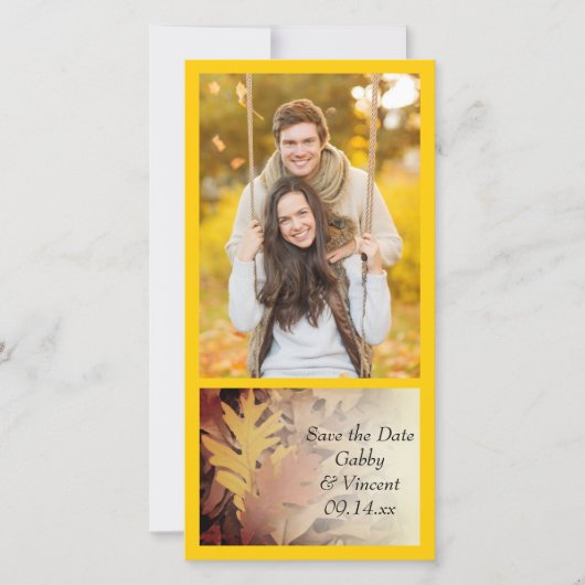 Gedetailleerde val trekt de datum op. save the date (Voorkant)