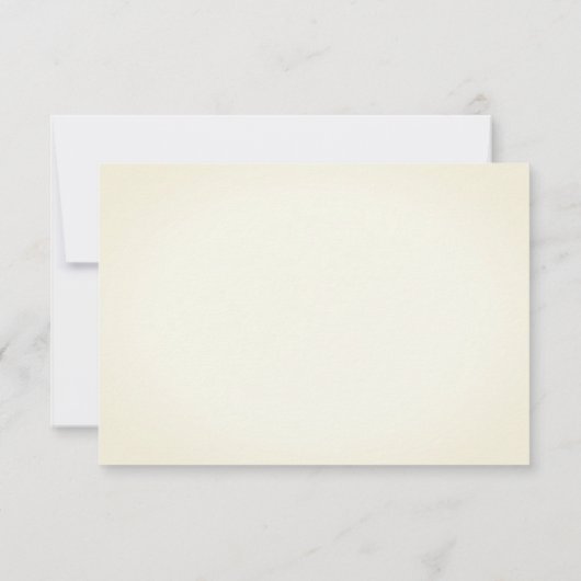 Gedetailleerde valleien bruiloft Bedankt voor je o Kaart (Achterkant)