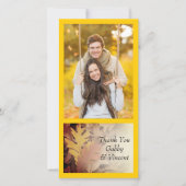 Gedetailleerde vallekken Dank je Bedankkaart (Voorkant)