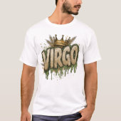 Gedetailleerde Virgo Zodiac Graffiti Airbrush met  T-shirt (Voorkant)