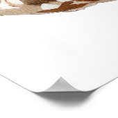 Gedetailleerde waterverf oesterillustratie poster (Hoek)