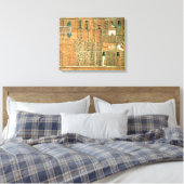 Gedetailleerde weergave van de overledene en zijn canvas afdruk (Insitu (Slaapkamer))