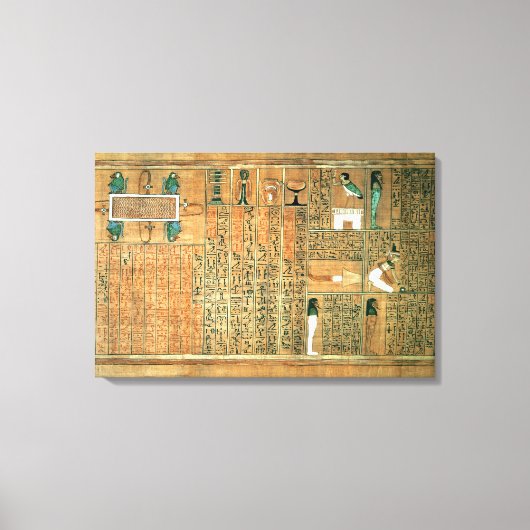 Gedetailleerde weergave van de overledene en zijn canvas afdruk (Voorkant)