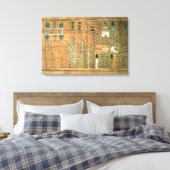 Gedetailleerde weergave van de overledene en zijn canvas afdruk (Insitu (Slaapkamer))