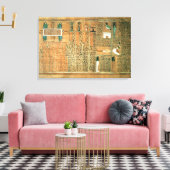 Gedetailleerde weergave van de overledene en zijn canvas afdruk (Insitu (Woonkamer))