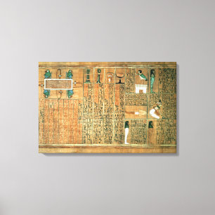 Gedetailleerde weergave van de overledene en zijn  canvas afdruk