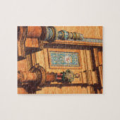 Gedetailleerde weergave van keramiek op de Plaza d Legpuzzel (Horizontaal)