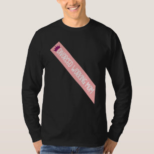 Gedetailleerde werkmam Meme Funny Sash Quote T-shirt