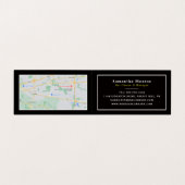 Gedetailleerde wijnglazen, wijnstaaf/wijnmoer visitekaartje (Binnenkant ongevouwen)