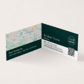 Gedetailleerde Woman Behind Book, Library, Librari Visitekaartje (Binnen)