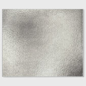 Gedetailleerde zilvermetallische textuur 10 cadeaupapier (Vlak)