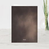 Gedetineerd bedankt Cocoa Brown voor het gevouwen  Feestdagen Kaart (Achterkant)