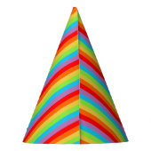 Gedetineerd door Rainbow Wig gepersonaliseerde ver Feesthoedjes (Achterkant)