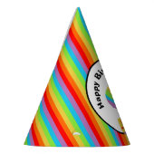 Gedetineerd door Rainbow Wig gepersonaliseerde ver Feesthoedjes (Links)