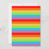 Gedetineerd door Rainbow Wig gepersonaliseerde ver Kaart (Achterkant)