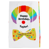 Gedetineerd door Rainbow Wig gepersonaliseerde ver Medium Cadeauzakje (Achterkant)