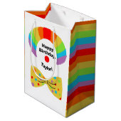 Gedetineerd door Rainbow Wig gepersonaliseerde ver Medium Cadeauzakje (Achterkant Gekanteld)