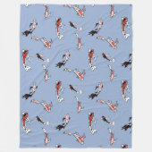 Gedetineerd Koi-zwemmen bij honden Fleece Deken (Voorkant)