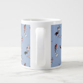 Gedetineerd Koi-zwemmen bij honden Grote Koffiekop (Achterkant)