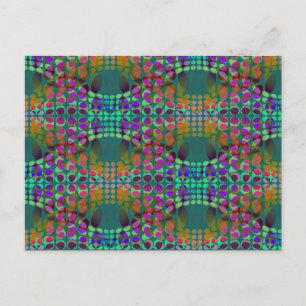 Gedetineerd Orderly Chaos Wallpaper gekleurd en jo Briefkaart