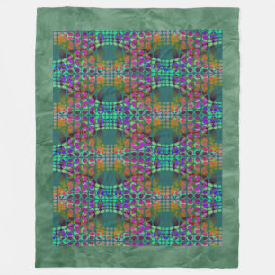 Gedetineerd Orderly Chaos Wallpaper gekleurd en jo Fleece Deken