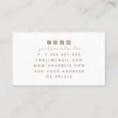 Gedetineerde architect voor woningbouwkundigen visitekaartje (Achterkant)