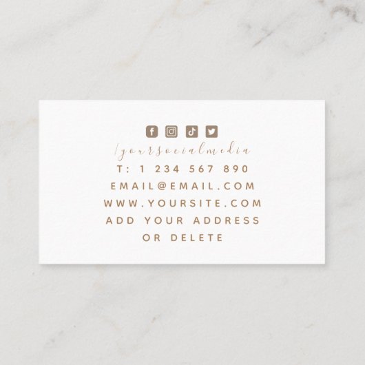 Gedetineerde architect voor woningbouwkundigen visitekaartje (Achterkant)